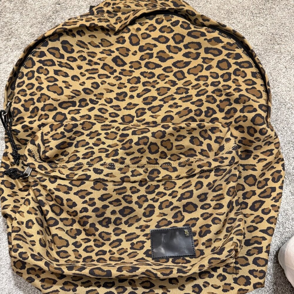 Large Leopard Print Backpack